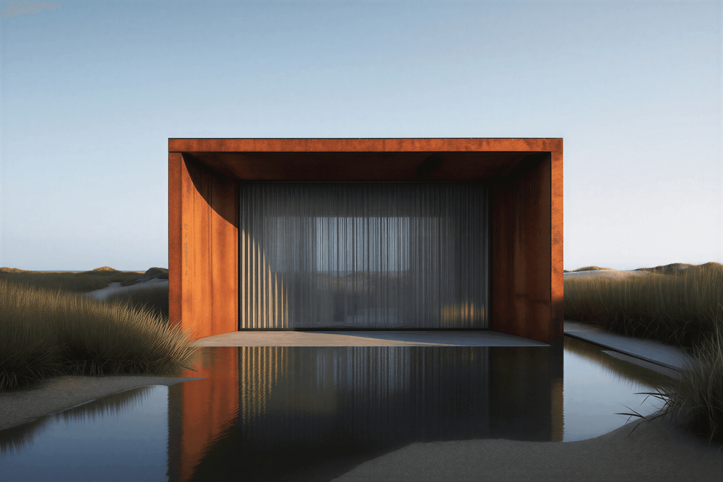 Modern architecture in daylight